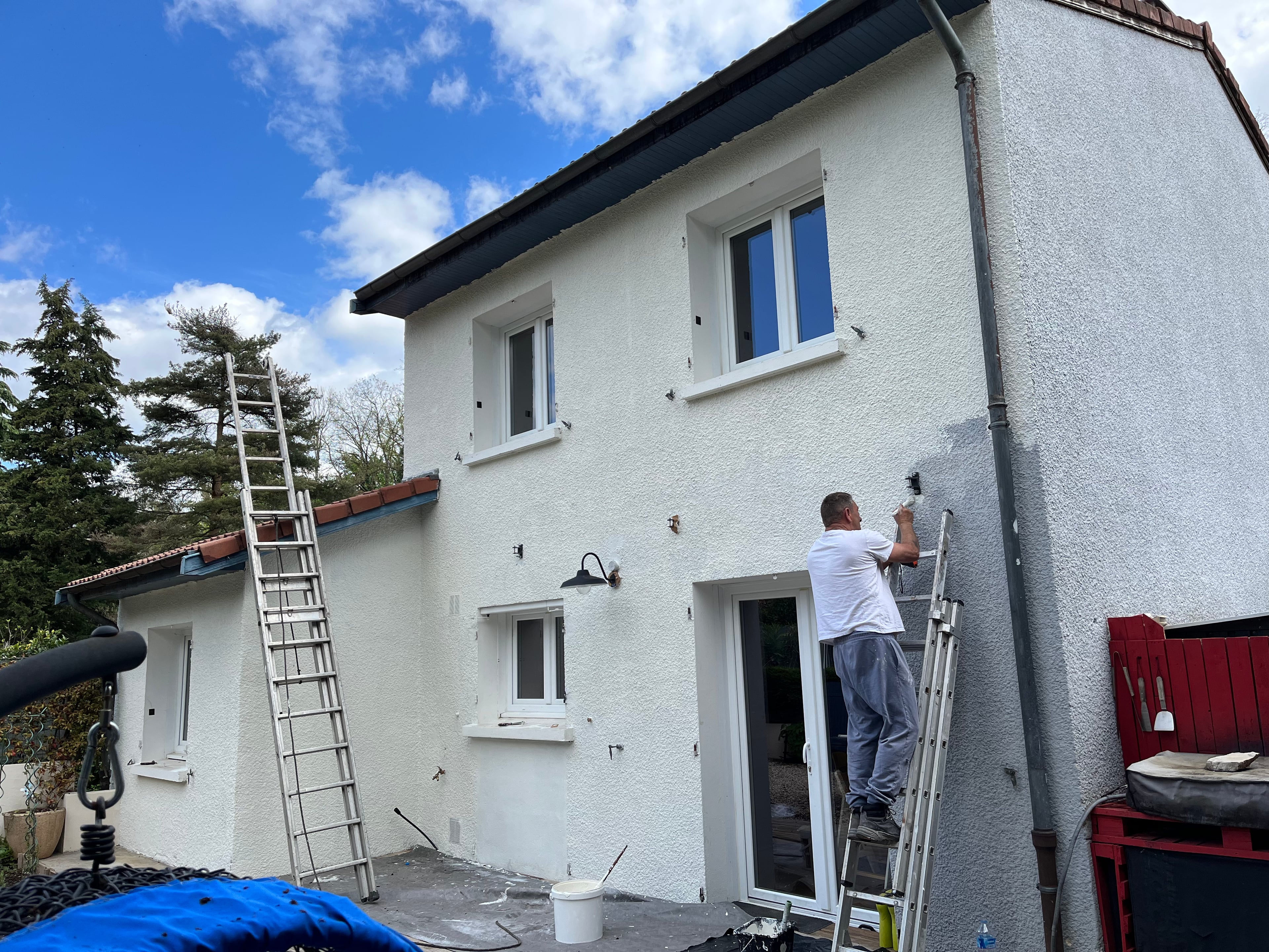 Façade après peinture par artisan peintre qualifié